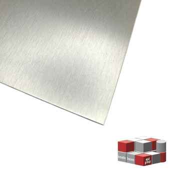 Aluminium Glattblech gebürstet 1,5mm Stark